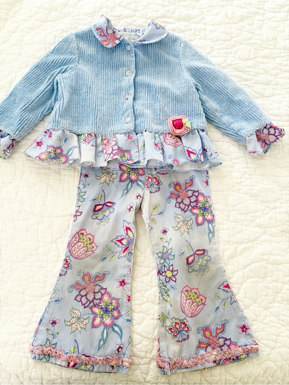 4T • Baby LuLu Granny Chic Matching Outfit